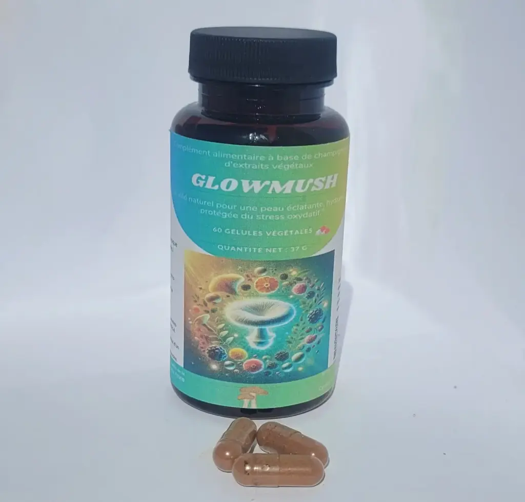 GLOWMUSH - éclat DE LA PEAU & bouclier antioxydant intégral✨