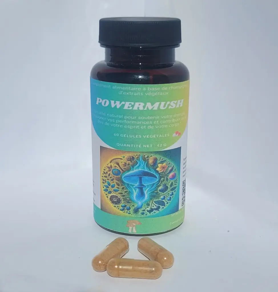 POWERMUSH -  énergie rapide & endurance prolongée 💪